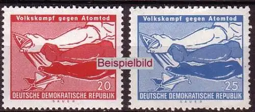 DDR 655-656 Briefmarken postfrisch ** (BA1-2b)