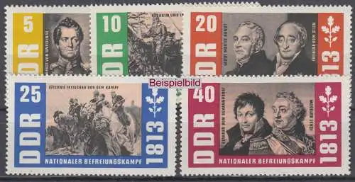 DDR 988-992 Briefmarken postfrisch ** (BA1-2b)