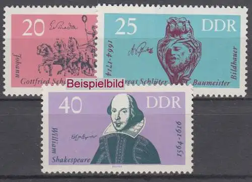 DDR 1009-1011 Briefmarken postfrisch ** (BA1-2b)