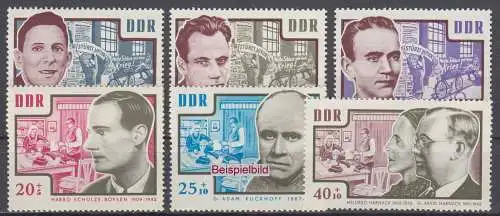 DDR 1014-1019 Briefmarken postfrisch ** (BA1-2b)