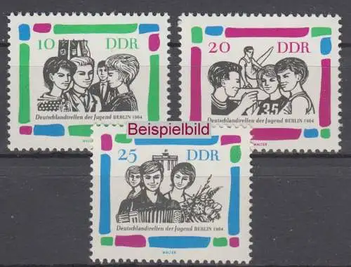 DDR 1022-1024 Briefmarken postfrisch ** (BA1-2b)