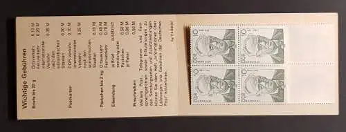 DDR SMHD 31 Markenheftchen mit 10 Marken postfrisch ** (B1037)