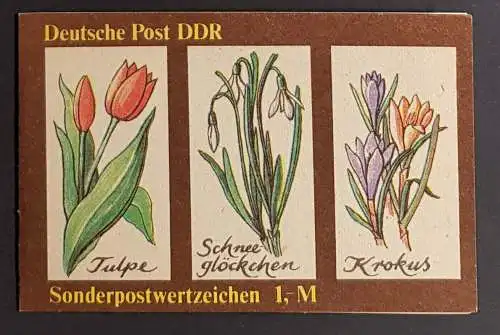 DDR SMHD 44 Markenheftchen mit 10 Marken postfrisch ** (B1050)