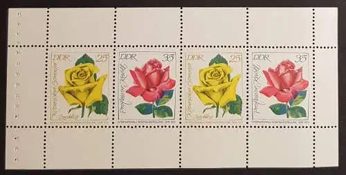 DDR 1779 1780 H-BL 15 A HBL Heftchenblatt postfrisch **  (6553)