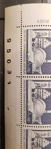 DDR 1920 DV DWD Druckvermerk Formnummer 3 mit BZN postfrisch ** RWZ (6518C)