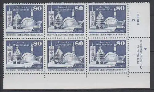 DDR 1920 DV DWD Druckvermerk Formnummer 4 postfrisch ** Eckrand (6356A)