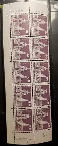 DDR 1919 DV DWD Druckvermerk Formnummer 4 postfrisch ** RWZ (6488A)