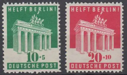 Bi-Zone 101 102 Alliierte Besetzung postfrisch ** (8875A)