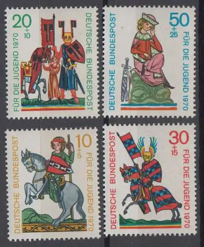 BRD 612 - 615 postfrisch **  (8893B)