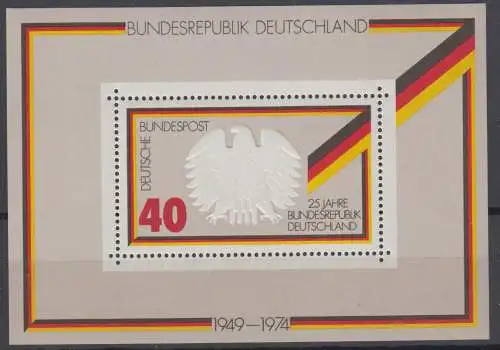 BRD 807 Block 10 postfrisch **  (8906A)