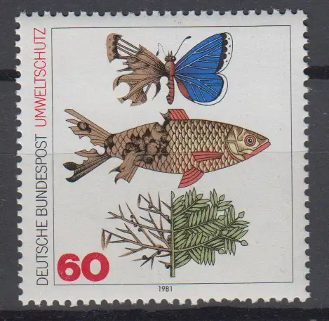 BRD 1087 postfrisch ** (8933C)