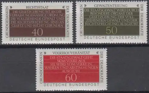 BRD 1105 - 1107 postfrisch ** (8938A)