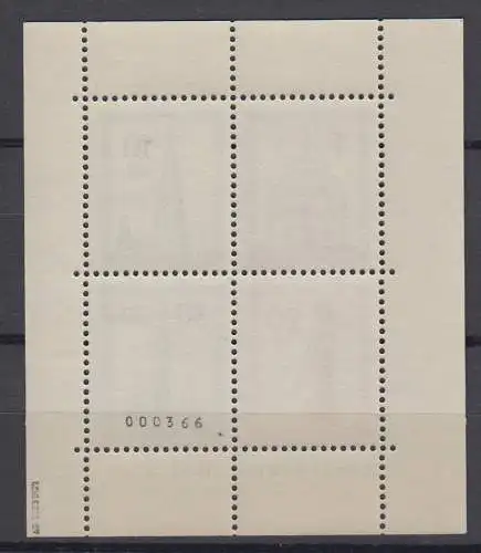 Französische Zone Baden Block 1 A geprüft postfrisch ** (8994A)