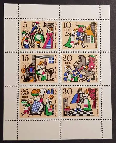 DDR 1323 - 1328 KB Kleinbogen postfrisch **/* (1667)