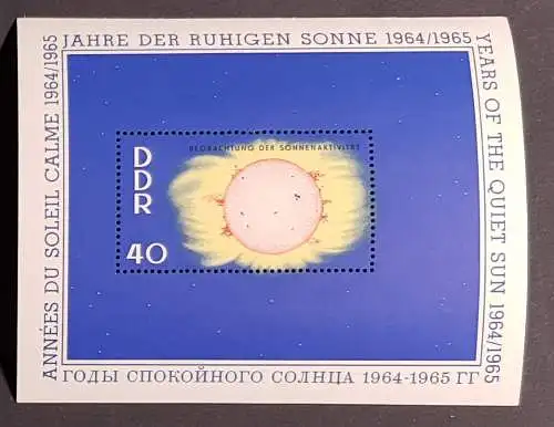 DDR 1082 Block 21 postfrisch ** (1678)