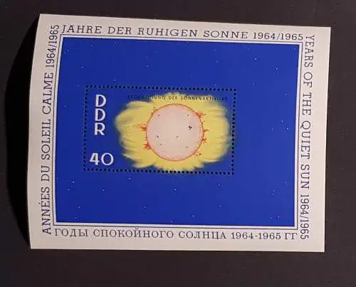 DDR 1082 Block 21 postfrisch ** (1677)