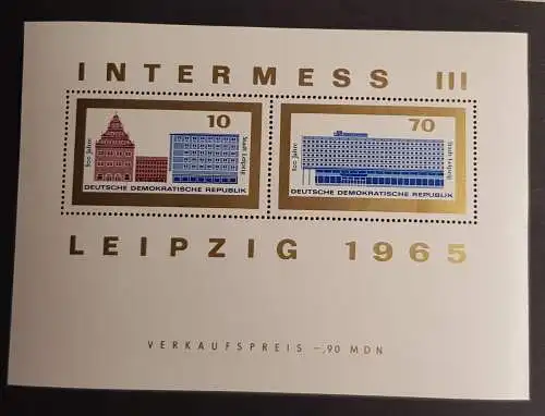 DDR 1126 1129 Block 23 postfrisch ** (1696)