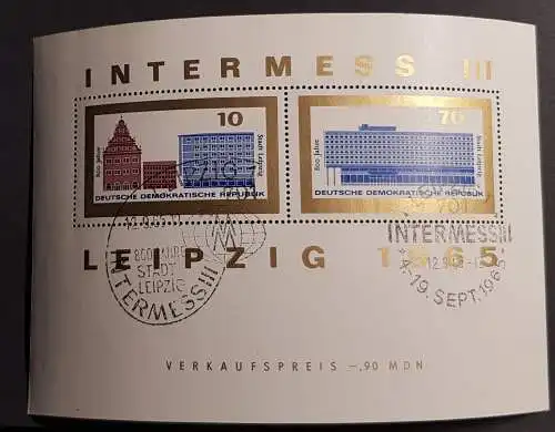 DDR 1126 1129 Block 23 gestempelt SST (1703)