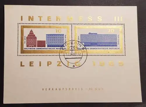 DDR 1126 1129 Block 23 gestempelt Bedarf (1704)