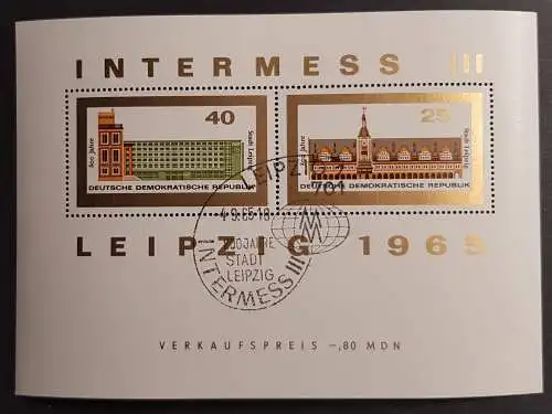 DDR 1128 1127 Block 24 gestempelt SST (1706)