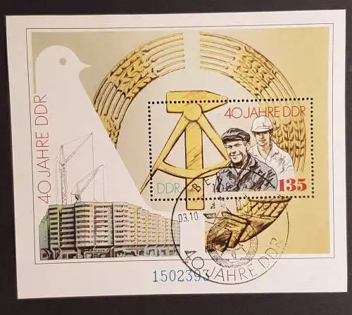 DDR 3283 Block 100 gestempelt SST (1726)