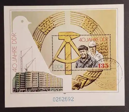 DDR 3283 Block 100 gestempelt Bedarf (1727)