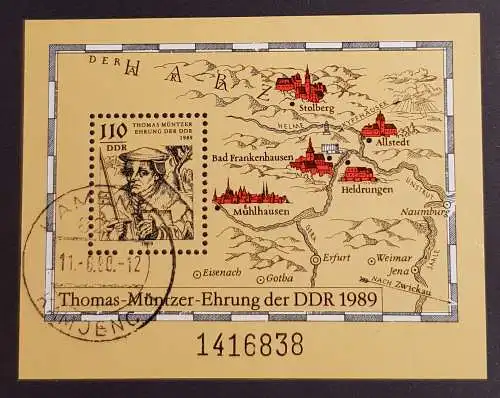 DDR 3237 Block 97 gestempelt Bedarf (1736B)