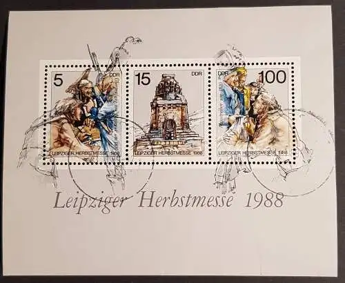 DDR 3193 -95 Block 95 gestempelt  Bedarf (1743)