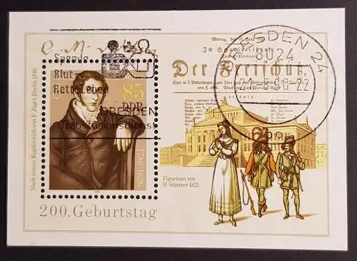 DDR 3055 Block 86 gestempelt  Bedarf (1746A)