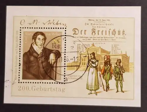 DDR 3055 Block 86 gestempelt  Bedarf (1746B)