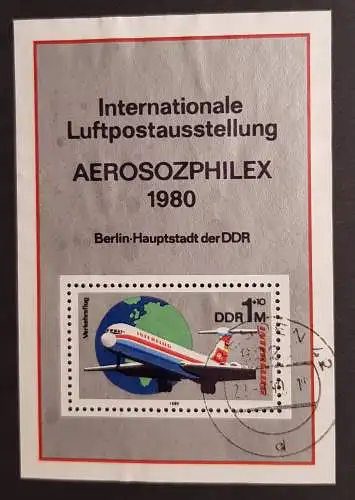 DDR 2520 Block 59 gestempelt  Bedarf (1749A)