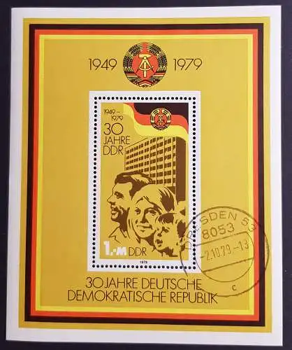 DDR 2462 Block 56 gestempelt  (1753A)