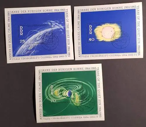 DDR 1081 - 1083 Block 20 21 22 gestempelt (1765)