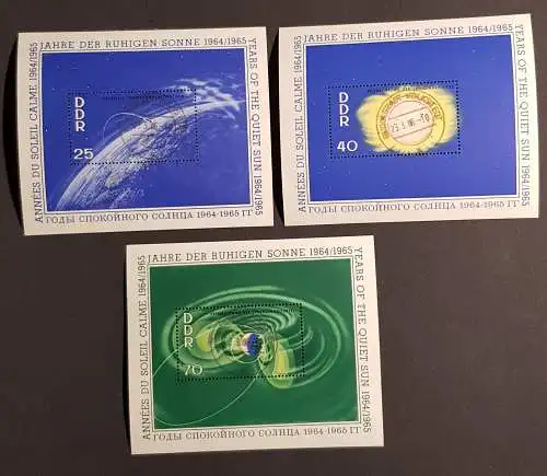 DDR 1081 - 1083 Block 20 21 22 gestempelt (1767)