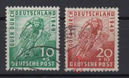 Bi-Zone 106  Alliierte Besetzung gestempelt (6650A)