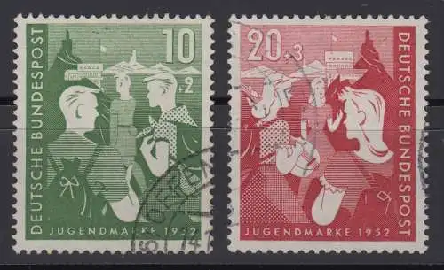 BRD 153 154 gestempelt (6657C)