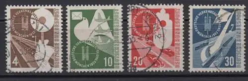 BRD 167 - 170 gestempelt (6660A)