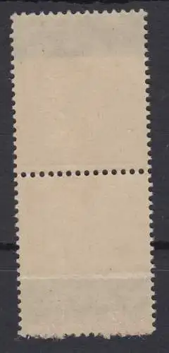 947 Pa geklebte Papierbahn Pärchen m.Makulaturstrich Alliierte Besetzung  (2287A)