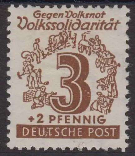 SBZ 138 III Plattenfehler postfrisch ** (5770A)