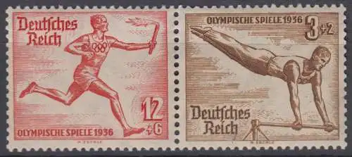 Deutsches Reich 613 609 W109 ungebraucht mit Falz * (10.011A)