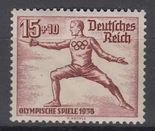 Deutsches Reich 614 ungebraucht mit Falz * (10.012A)