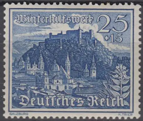 Deutsches Reich 737 ungebraucht mit Falz * (10.032B)