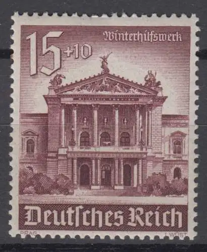 Deutsches Reich 757 ungebraucht mit Falz * (10.036C)