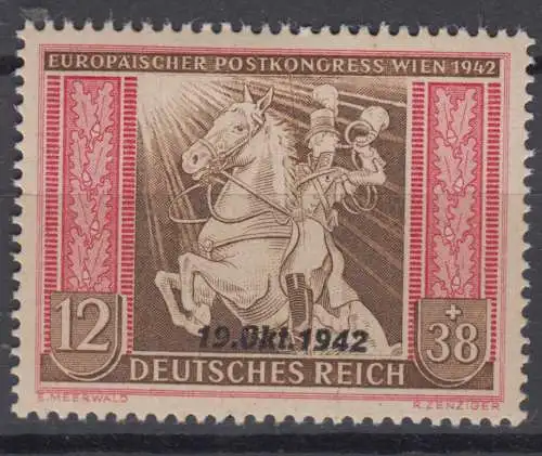 Deutsches Reich 825 ungebraucht mit Falz * (10.042C)