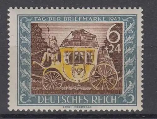 Deutsches Reich 828 ungebraucht mit Falz * (10.046B)