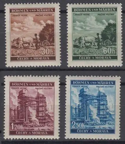 Böhmen und Mähren 75 - 78 postfrisch ** (10.062C)