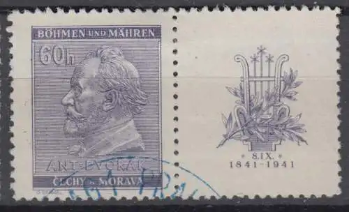 Böhmen und Mähren 73 WZd17 gestempelt (10.063C)