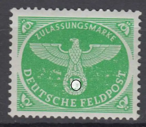 Deutsches Reich Feldpost 4 postfrisch ** (10.080A)