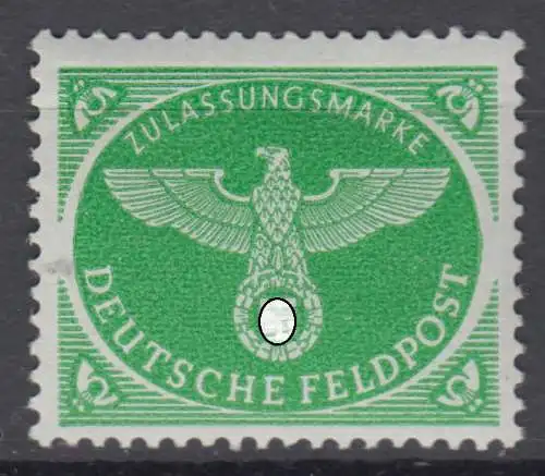 Deutsches Reich Feldpost 4 postfrisch ** (10.080B)