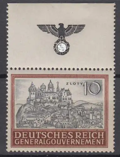 Generalgouvernement 116 Oberrand postfrisch ** (10.094C)
